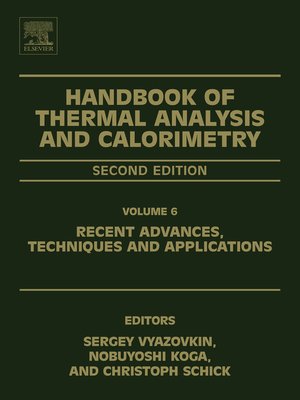 cover image of Handbook of Thermal Analysis and Calorimetry